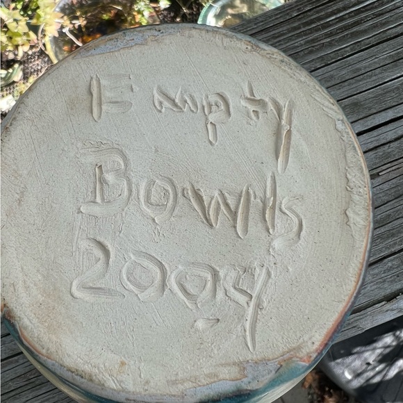 Empty Bowls Pottery Bowl Handmade Preowned - Picture 11 of 16